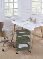 SunnyPoint 3-Tier Delicate Compact Rolling Metal Storage Organizer - Image 4