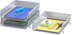 Simple Houseware Stackable Desk File Document Letter Tray Organizer, 3 Packs - Image 2