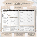 Life & Goal Planner – Undated Daily, Weekly & Monthly Organizer - Image 4