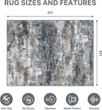 Office Chair Mat for Hardwood Tile Floor, Abstract 36"X 48" Desk Mats for - Image 9