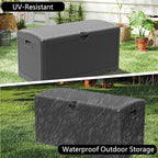 Yardgrace 80 Gallon Pro Resin Deck Box, Waterproof Outdoor Storage Bin - Image 2