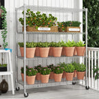 Homdox 4-Tier Heavy Duty Metal Shelves - Image 7