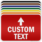 Custom Arrow, Custom Directional Sign, Up Arrow, 12x18 Inches, 3M EGP Reflective by MySignCenter