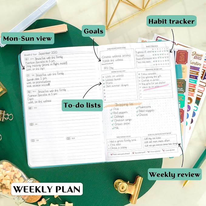 Legend Planner – Weekly & Monthly Life Planner to Hit Your Goals & Live - Image 3