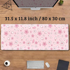 Cherry Blossom Mouse Pad Kawaii Pink XL Large Extended Gaming Desk Mat Cute - Image 3