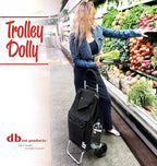 dbest products Trolley Dolly Black Foldable Shopping cart - Image 6