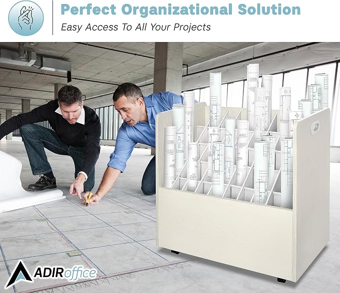 AdirOffice Adir Blue Print Storage Organizer - Image 6