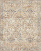 GENIMO 3x5 Area Rugs for Living Room, Machine Washable Non Slip Vintage Rugs - Image 5