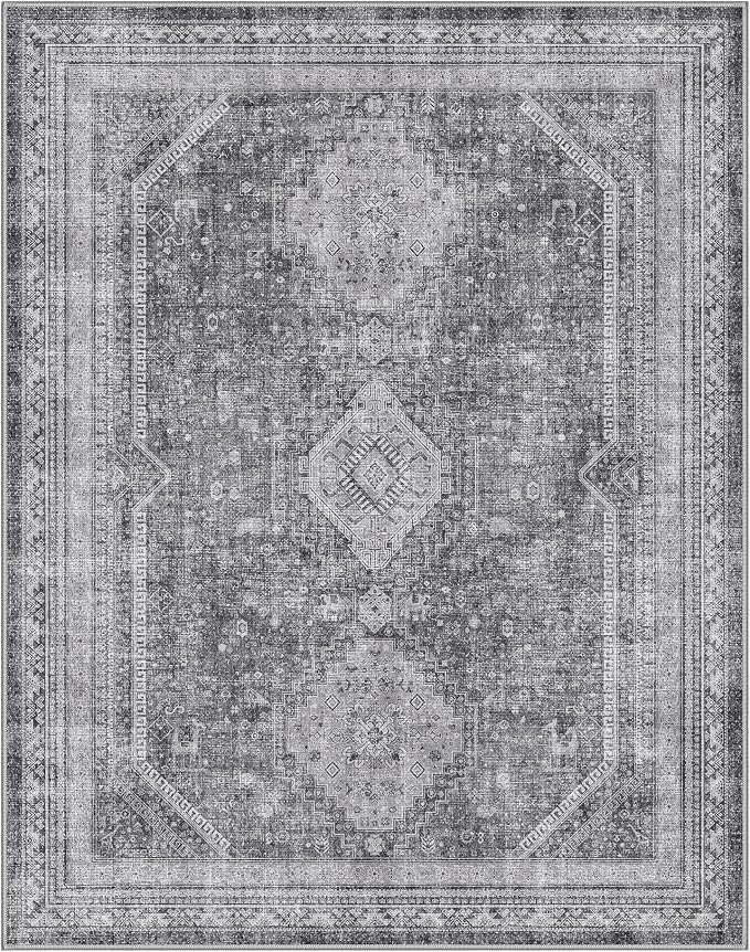 GENIMO 6x9 Area Rugs for Living Room, Machine Washable Non Slip Rugs, Low Pile - Image 6