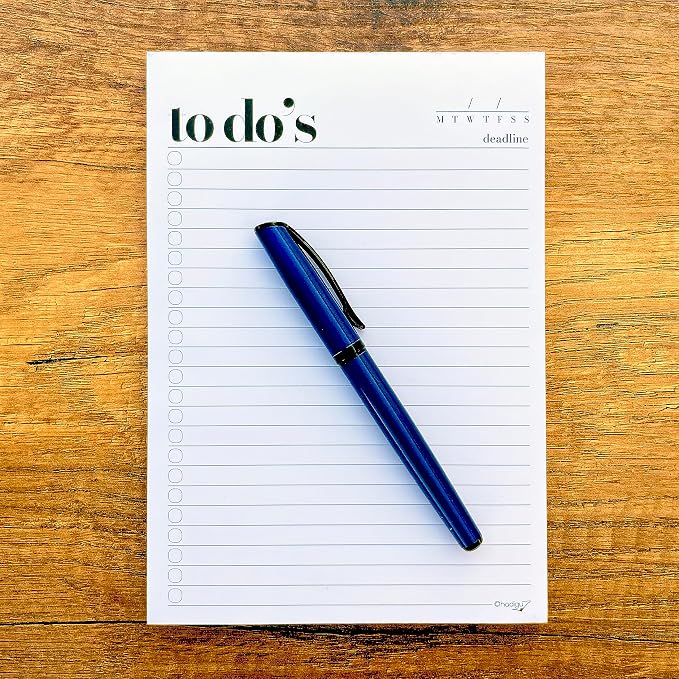 HADIGU To Do List Notepad A5 Size Premium Thick Paper - Image 2