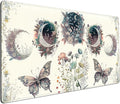 Beige Flowers Desk Mat Mousepad Cute Boho Plants Large Extended Gaming Mouse by DCJJM