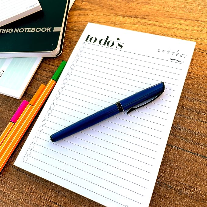 HADIGU To Do List Notepad A5 Size Premium Thick Paper - Image 5