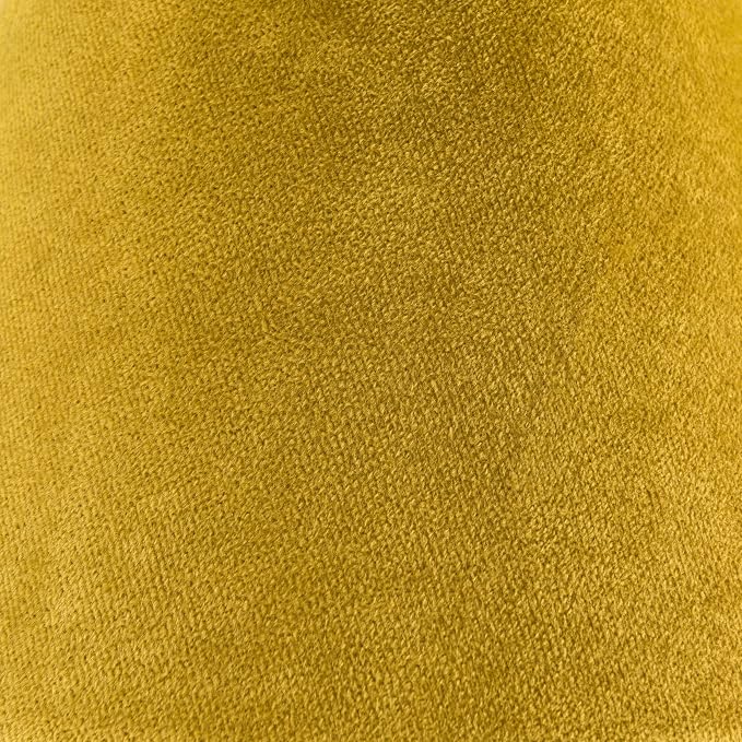 Yellow Velvet Drum Lamp Shade Medium Lampshade 13``Top×13``Bottom×10``High - Image 3