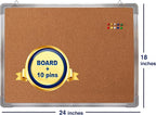 Cork Board Set for Wall - Image 2