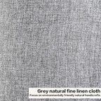 Gray Drum Lamp Shades Set of 2 Medium 13" Top x 13" Bottom x 10" High - Image 2